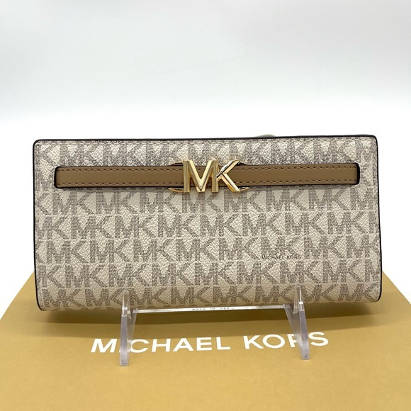 Michael Kors Reed Large Snap Bifold Wallet - Picture 1 of 7